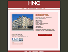 Tablet Screenshot of hno-max-weber-platz.de